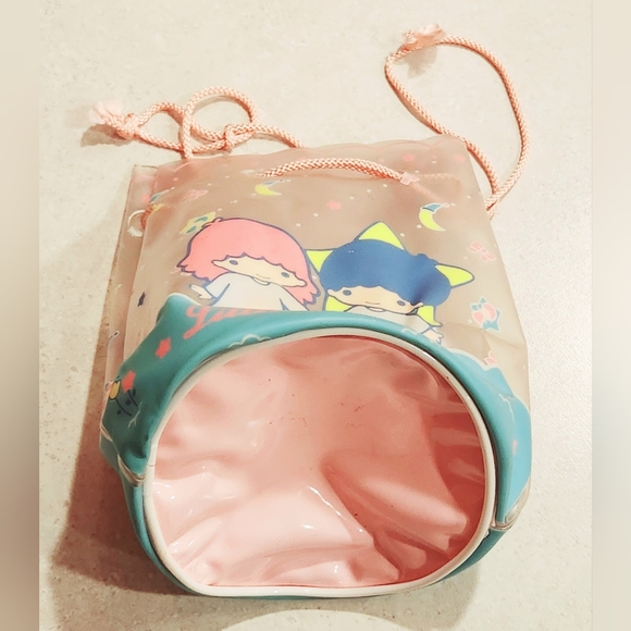 Vintage 1976 Sanrio Little Twin Stars Cinch Bag - Picture 9 of 10